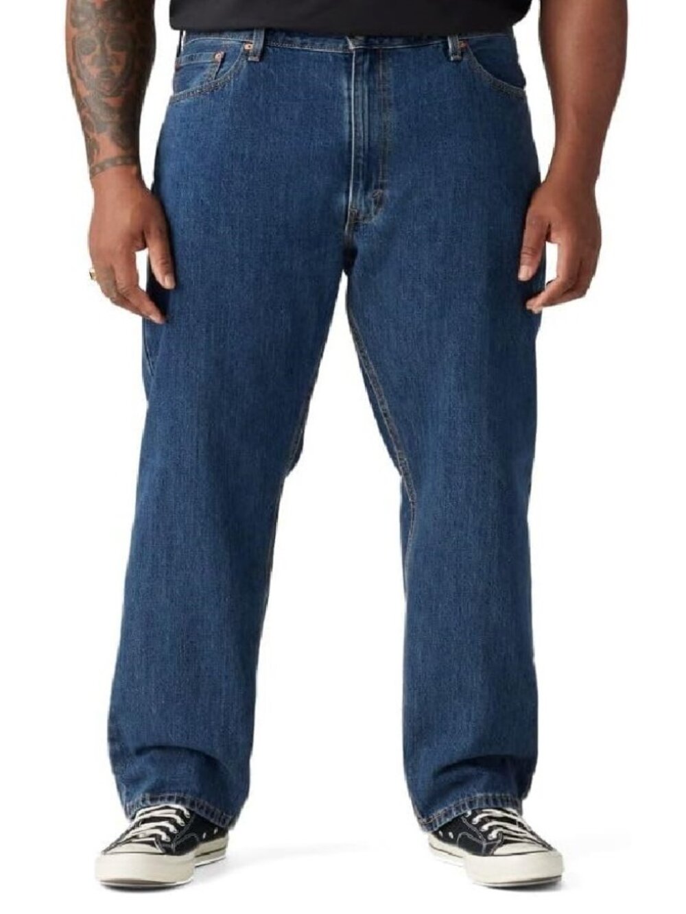 Levi’s 505 Regular Straight Fit Denim Jeans Red Tab Men’s 34x32 Fit (VTG 36x32) - Picture 1 of 17